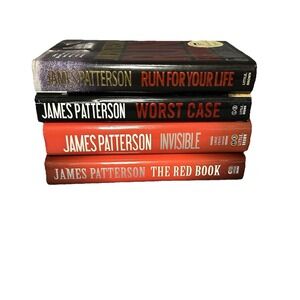 Lot of 4 James Patterson Hardcover Books – Detective Mystery Crime Fiction